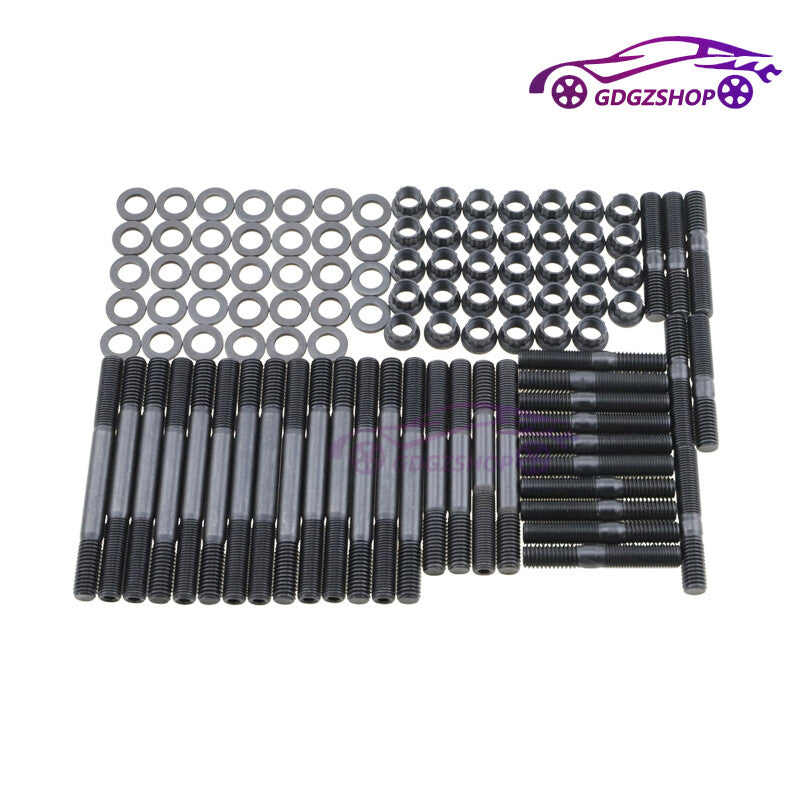 Cylinder Head Stud Bolt Gasket Kit for Chevy Small Block SBC 350 265 PCE279.1001
