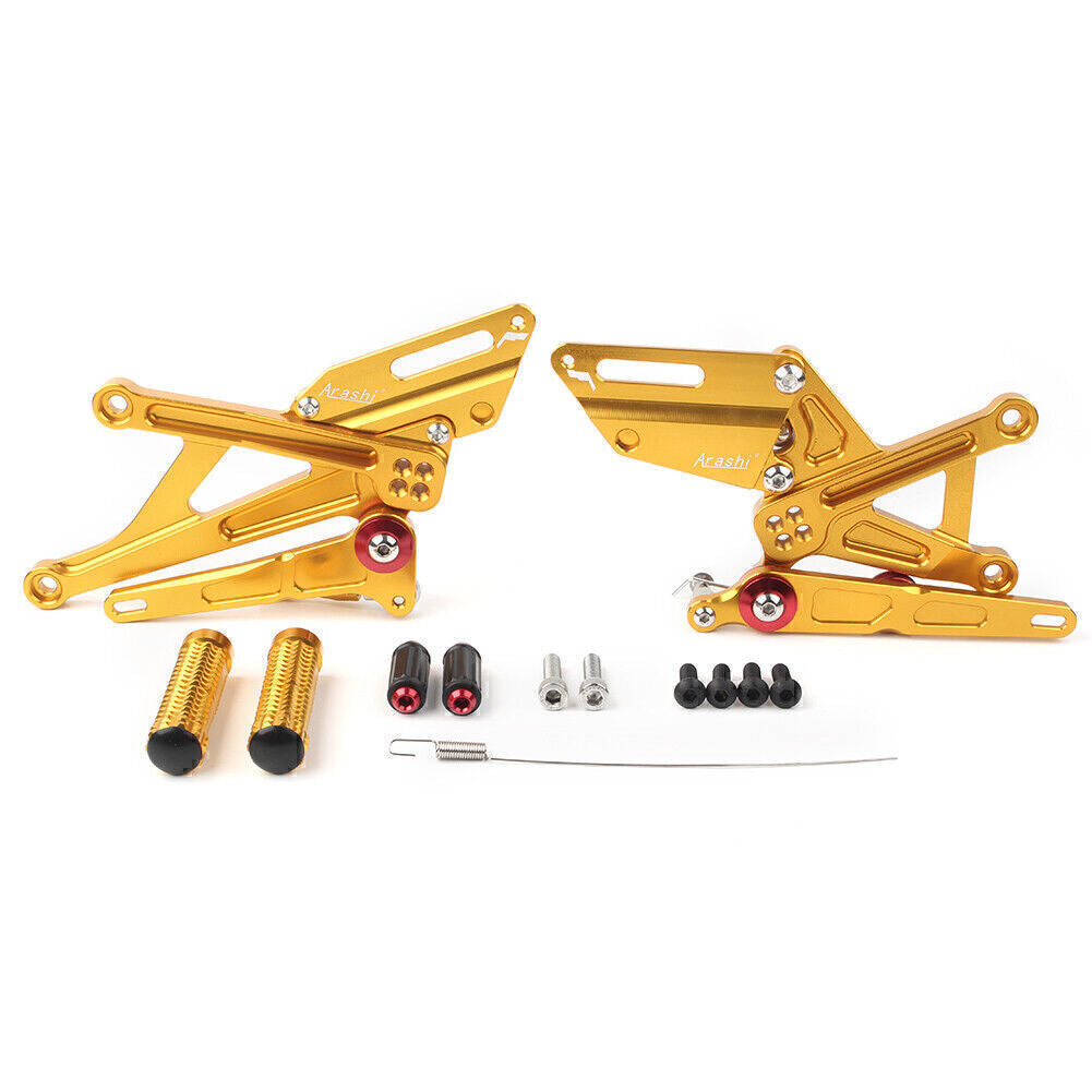 Rear Foot Peg Rear Set Footrest Pedal Pads for Honda Goldwing GL1800 2015-2018