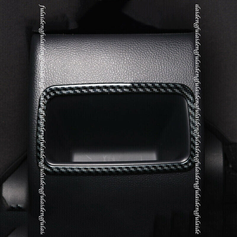 For 2019-2022 for Toyota for Corolla Carbon Fiber Steel Rear Air Outlet Vent Cover Trim