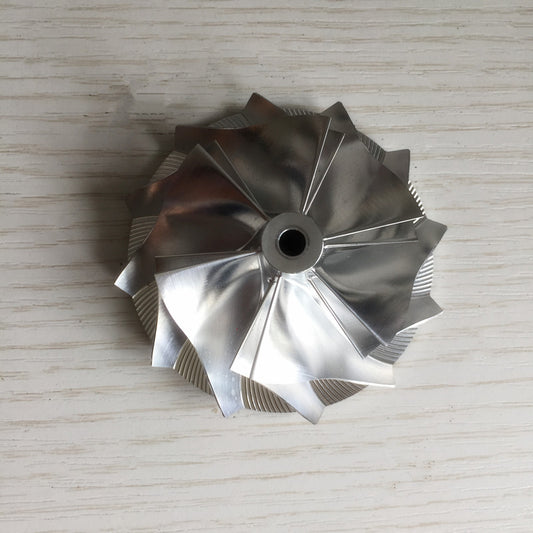 TD04HL 20G 52.56/68.00mm 6+6 blades 49189-X performance billet compressor wheel