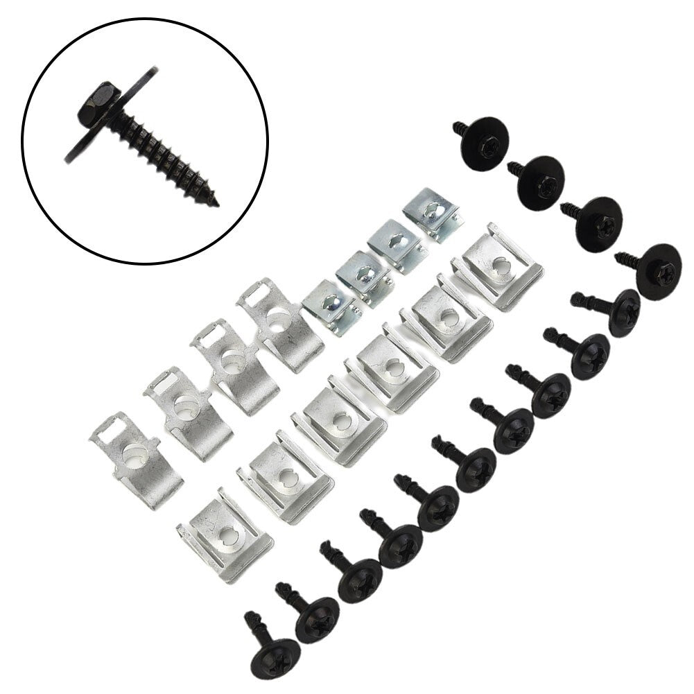 28PCS Undertray Clips Engine Fitting Kits For A4 B8 A5 8T Replacement CLIPS
