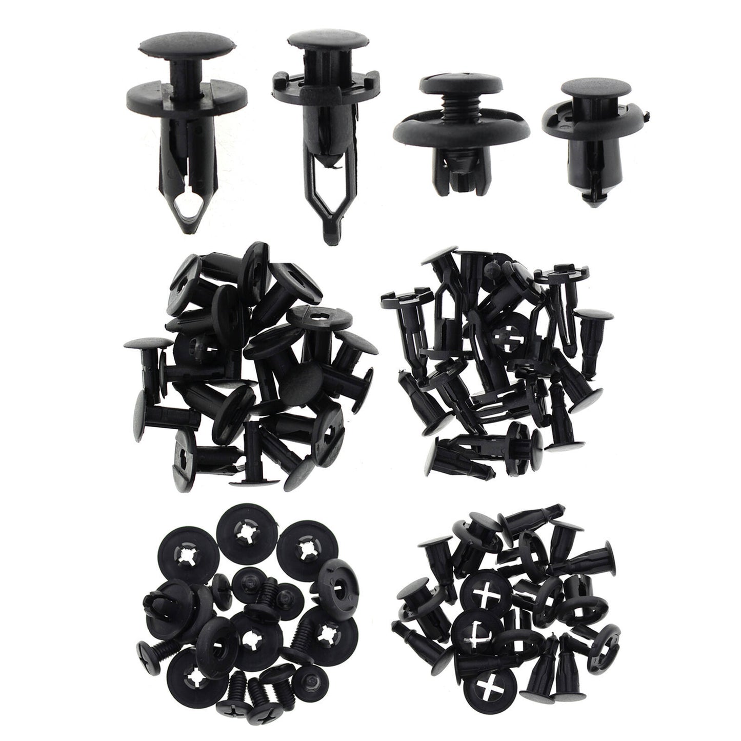 40 pieces of automotive push-rivet fastener fixing pins for body bumper decoration mold clamps