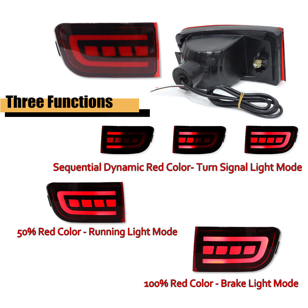 LED rear bumper brake light signal for Toyota 4Runner 2003-2005 and Prado 2002-2009.