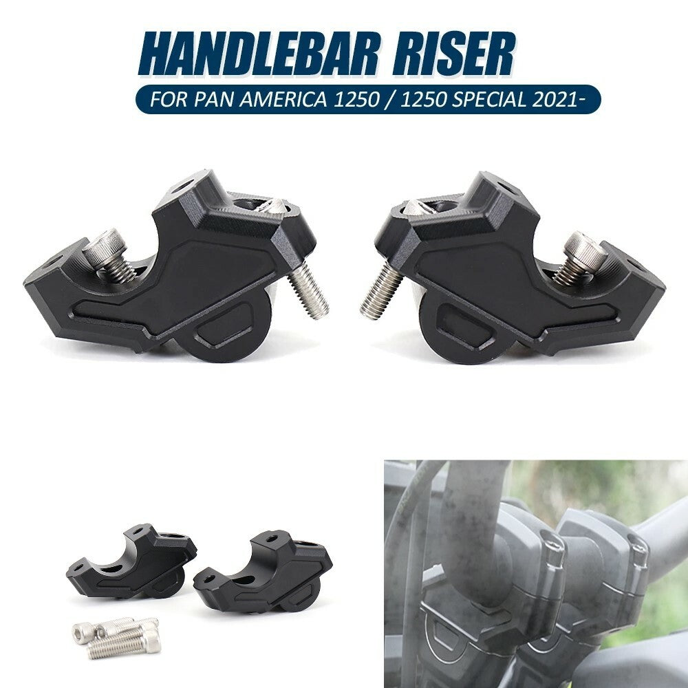 For Pan America 1250 RA1250 HandleBar Riser Clamp Extend Handlebar Adapter Mount