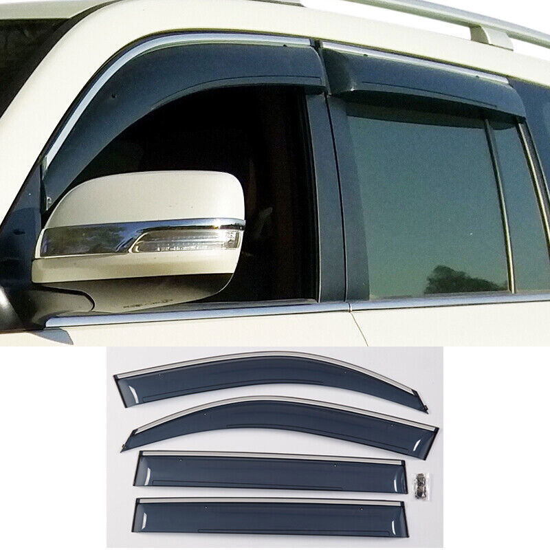 for Lexus LX570 2008-2021 Car Window Wind Visors Rain Sun Guard Vent Deflectors