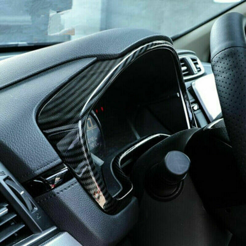 1P Carbon Fiber Style Console Dash Panel Frame Trim for Honda CR-V CRV 2017-2022