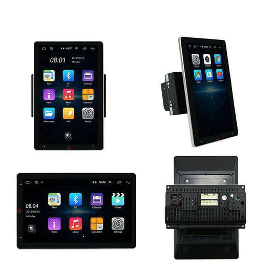 11 Android 9.1 1G+16G Rotatable Screen Car GPS MP5 Player Wifi BT Radio Video
