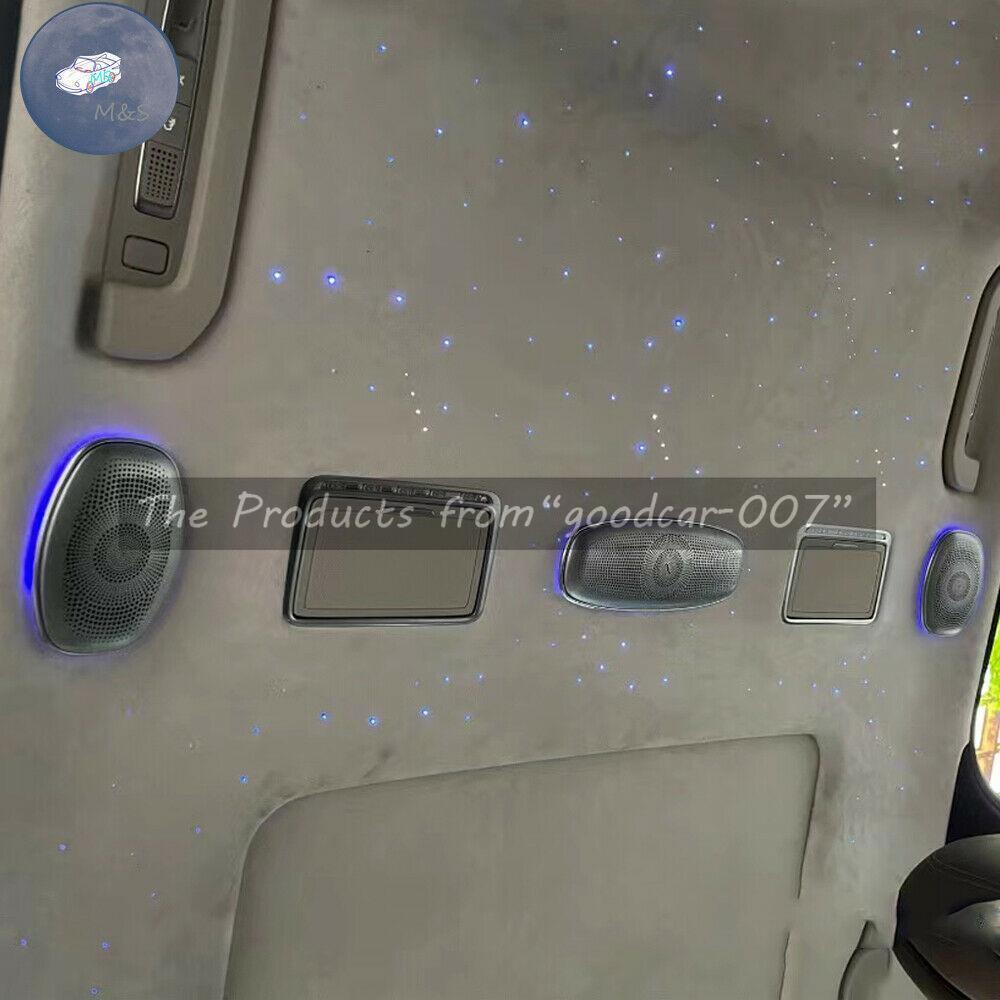 for Mercedes Benz E Class W213 LED Ceiling Speaker 64 Color Ambient Light 2016+