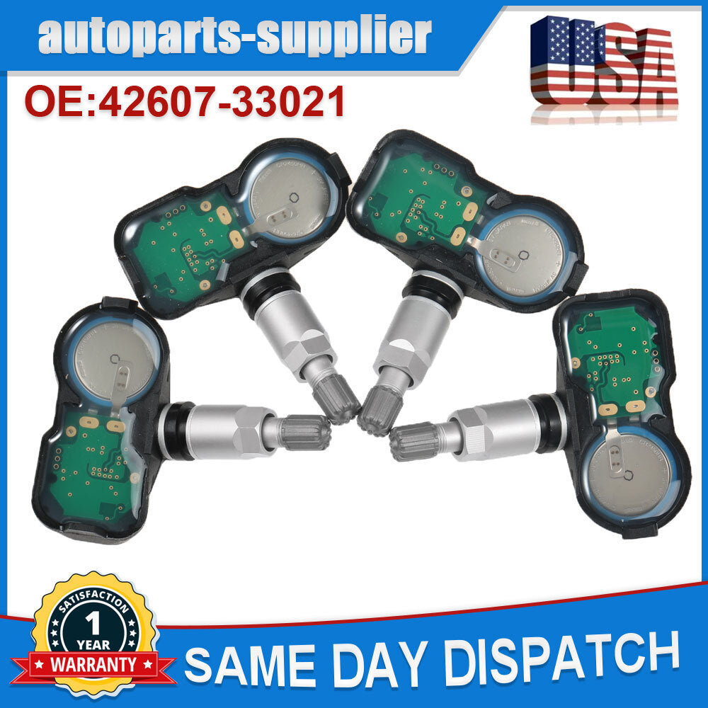 4-pack TPMS tire pressure sensor 42607-33021 PMV-107J for Toyota for Scion and for Lexus