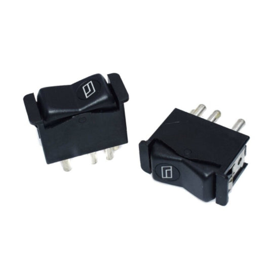 2 Black front window switch for Mercedes-Benz R107 380SL 560SL 0008208310