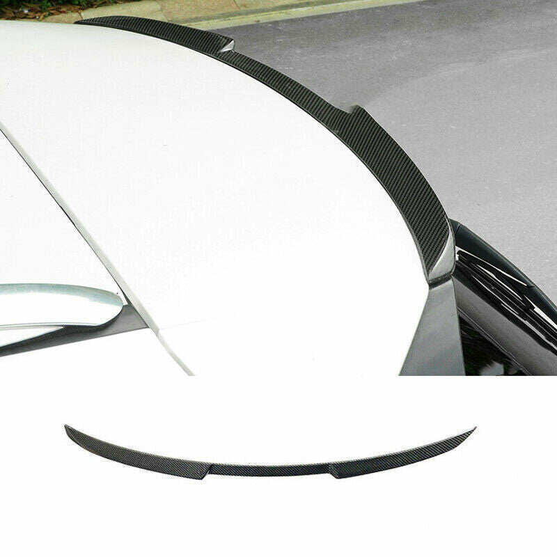 for LEXUS NX200 200t 300h 2015-21 Carbon Look Rear Trunk Wing Spoiler Lip Cover