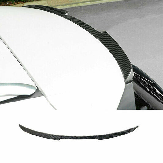 for LEXUS NX200 200t 300h 2015-21 Carbon Look Rear Trunk Wing Spoiler Lip Cover