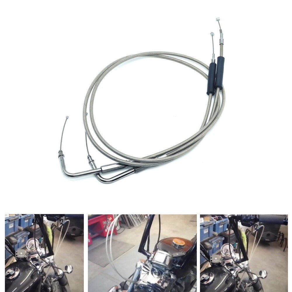 Motorcycle Throttle Cable Line Wire 130cm 51 for Harley Sportster XL1200 XL883