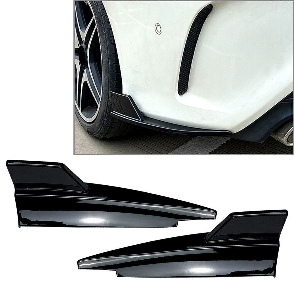 Rear Bumper Canard Splitter Side Vent for Mercedes Benz CLA-Class C117 2013-2019