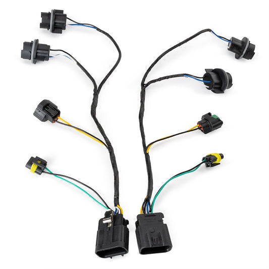 2X Headlight Wiring Harness 25962806 For 07-13 for Chevrolet Silverado 1500 2500 HD