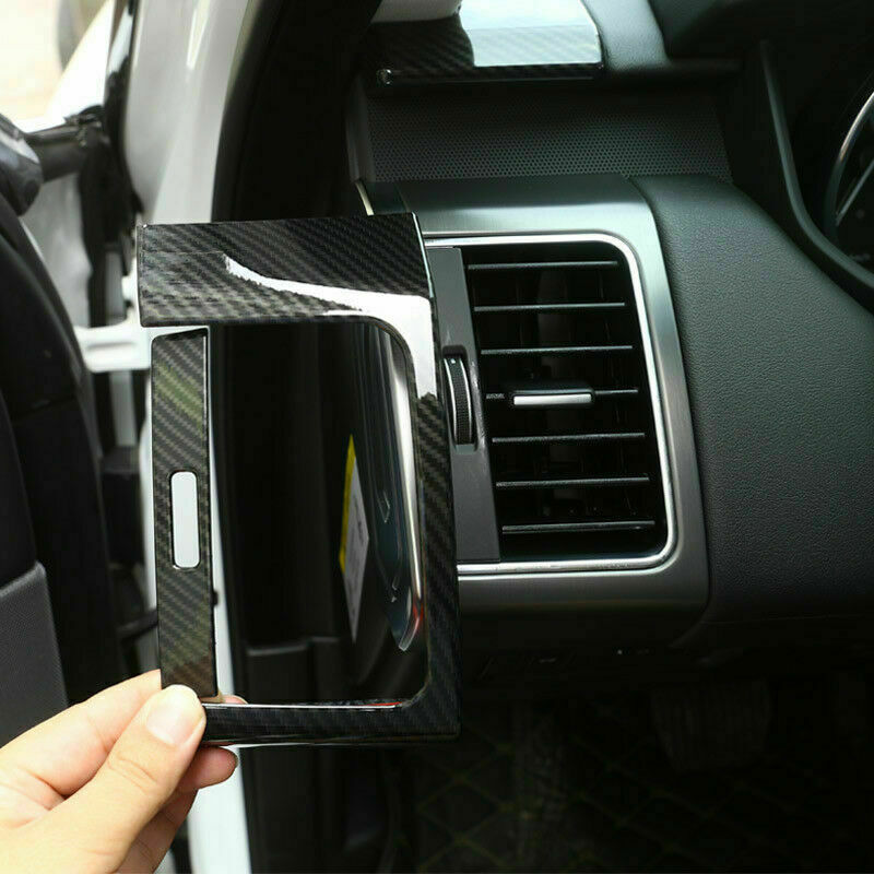 for Range Rover Sport Carbon Fiber Look Side Air Vent Frame Cover Trim 2014-2017