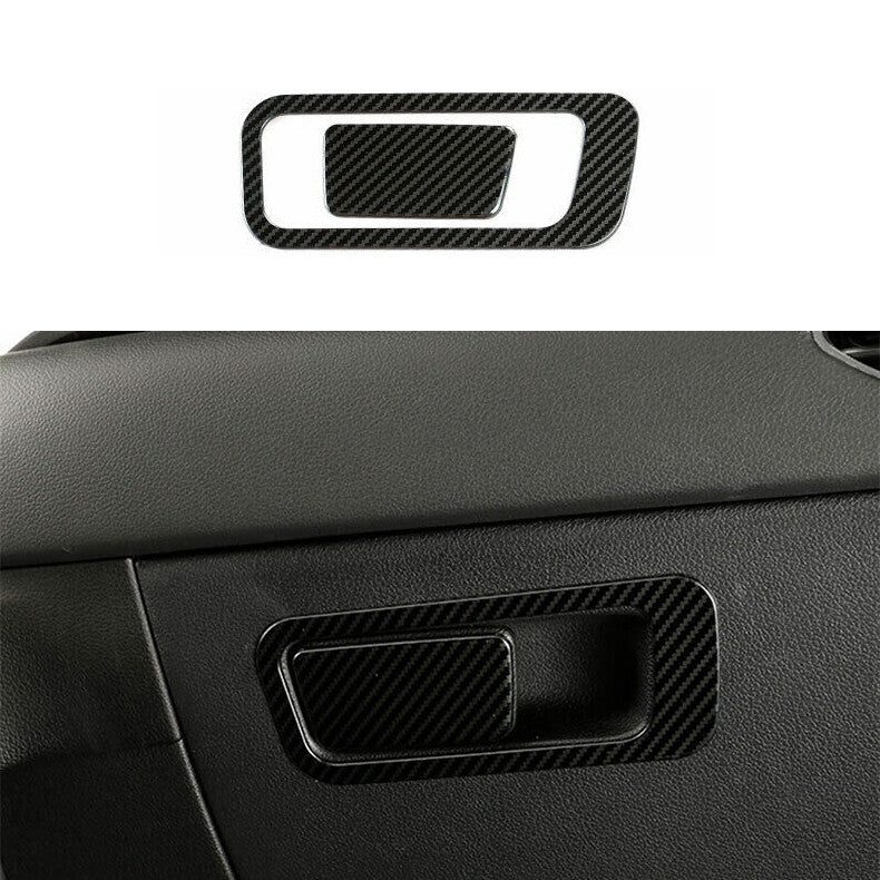for Hyundai Sonata 2020-2023 Carbon Fiber for Co -Pilot Storage Box Handle Cover Trim