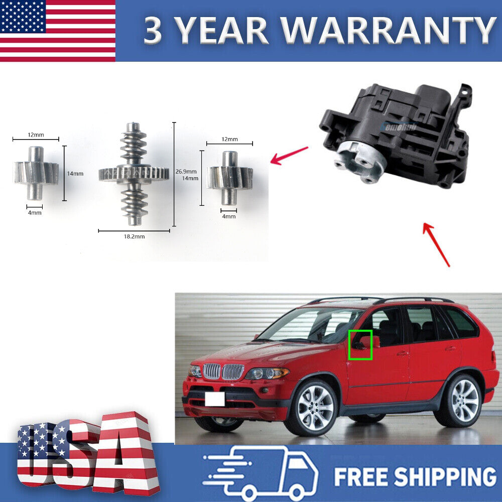 POWER FOLD MIRROR MOTOR Gear For 2009-2015 for Jaguar XF XFR (9-WIRE)