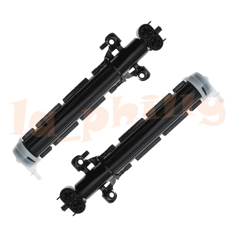2pcs for Volvo S60 MK2 Front Headlight Washer Nozzle Black Left+Right Side