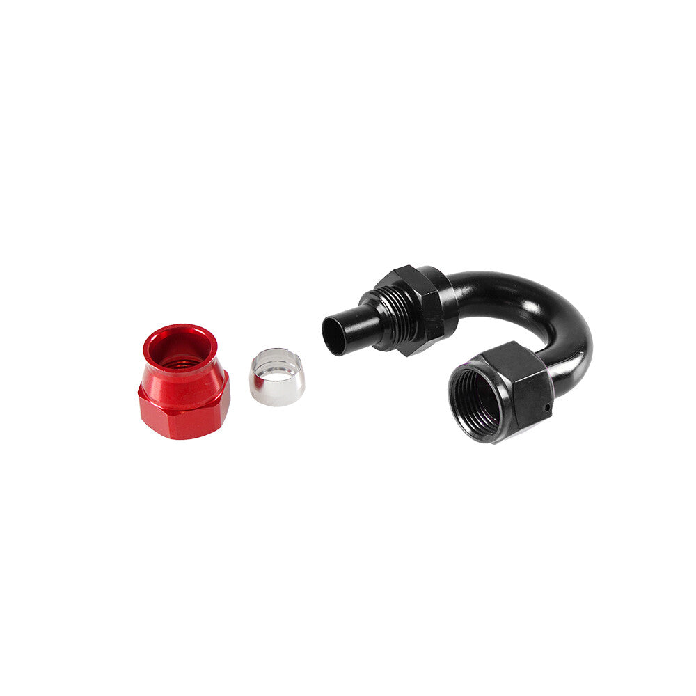 AN4 180 Degree Swivel Hose Line End Fitting Adaptor 4AN for PTFE Hose Line Only