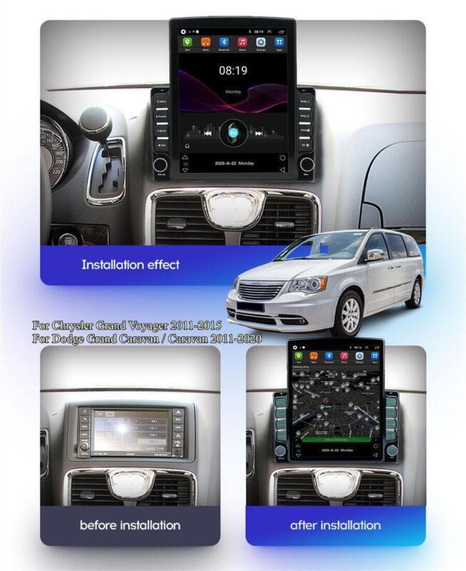 9.7 Stereo Radio Navi 2+32GB for Dodge Grand Caravan 2011-2020 Build-in Carplay