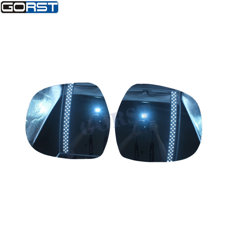 Automotive electric rearview mirror lens glass suitable for Toyota Hiace with LED steering wheel