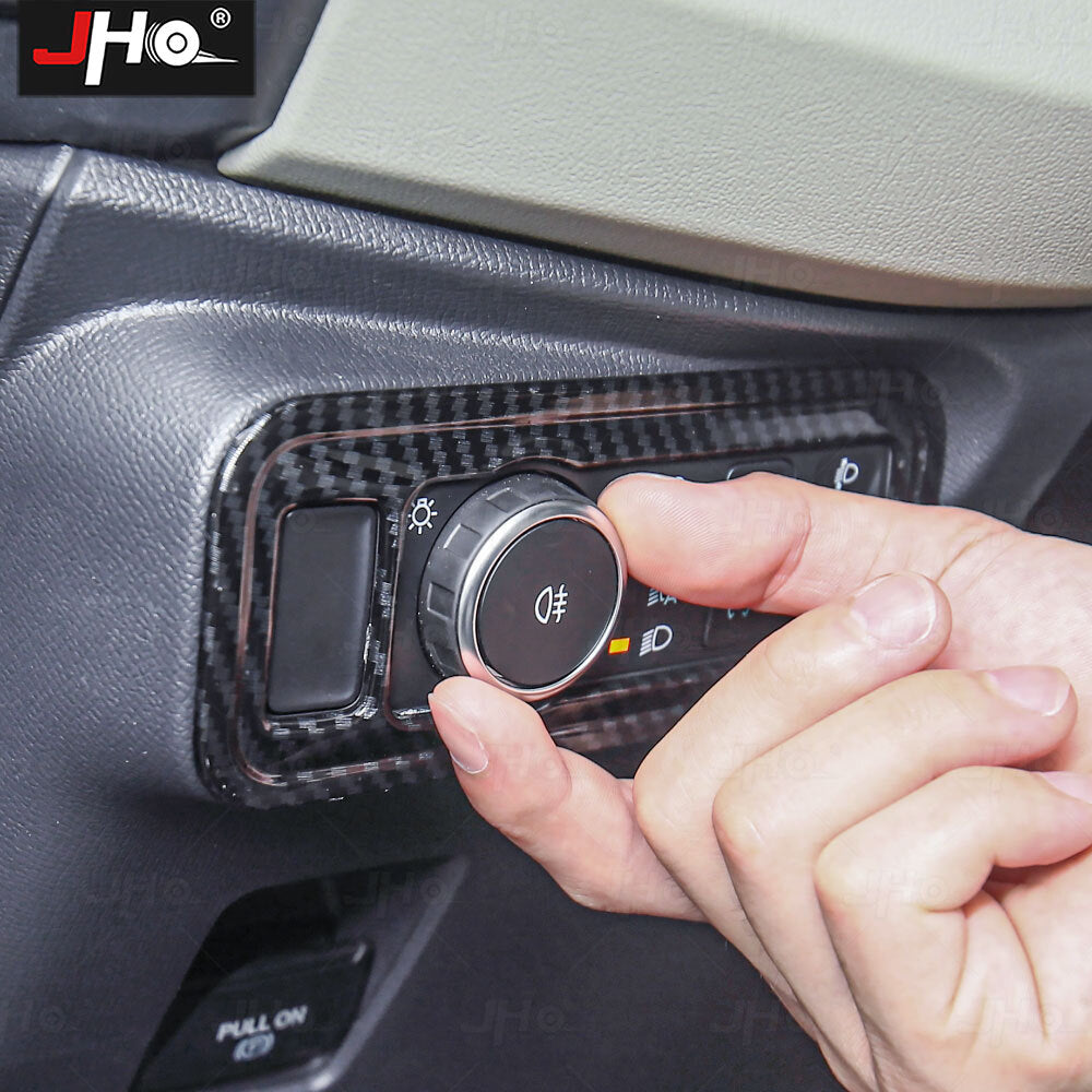 2pcs Headlight Adjustment Switch Button Cover Trim for Ford Bronco 2021-2024