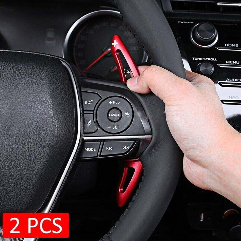 Steering Wheel Paddle Shifter Extension for Toyota for Camry for Avalon for Corolla Red