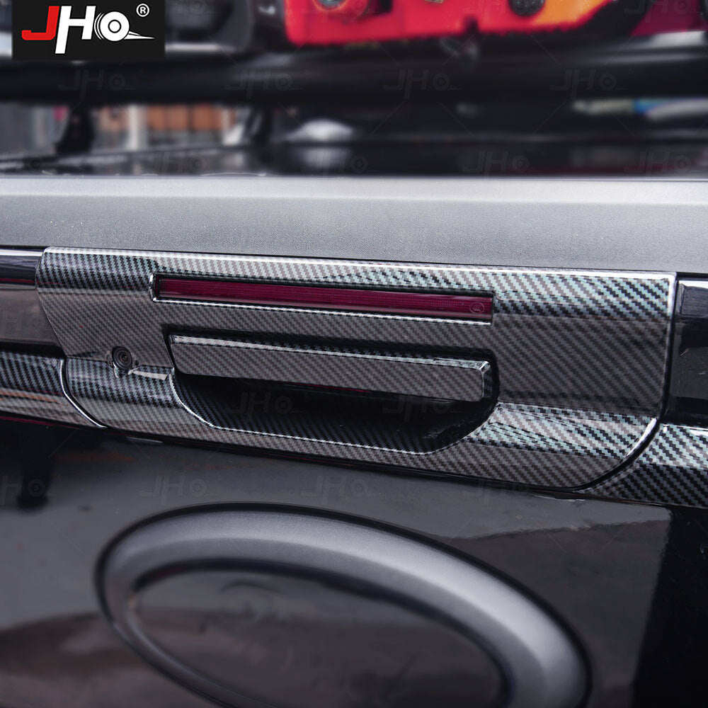 Carbon Fiber Tailgate Door Handle Cover Trim Accessories for Ford Ranger 2023+