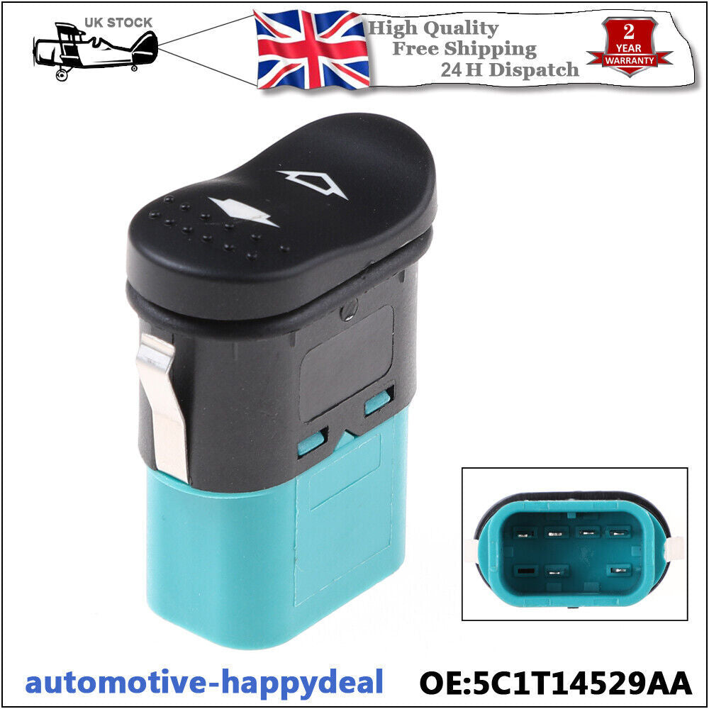 ELECTRIC DOOR WINDOW SWITCH SINGLE for FORD TRANSIT MK7 1383293