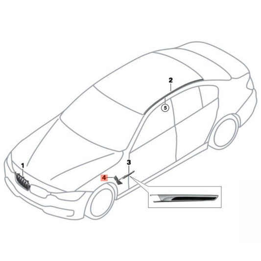 Front Passenger Right Brake Air Duct for BMW F32 4 Series 16
