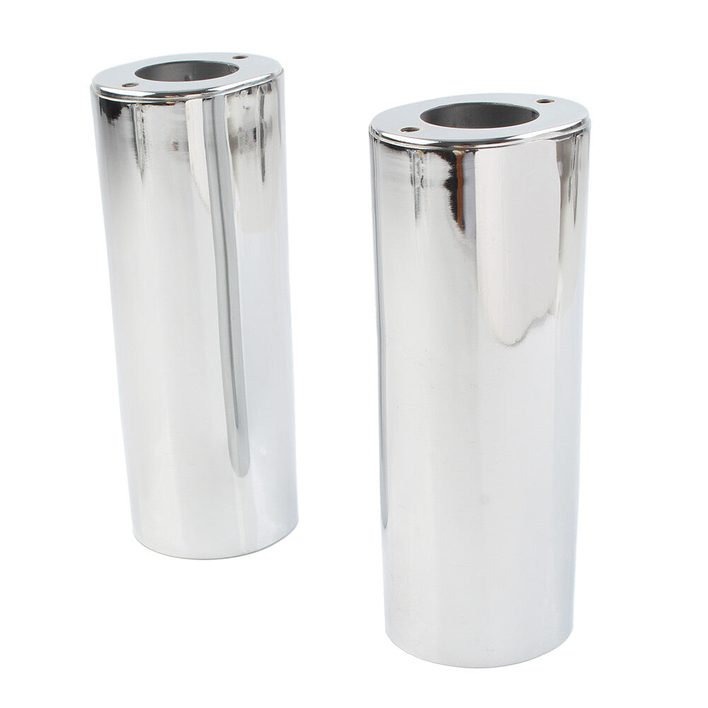 2 verl?ngerte Tauchrohrabdeckungen f¨¹r for Harley Street Glide Road King Softail