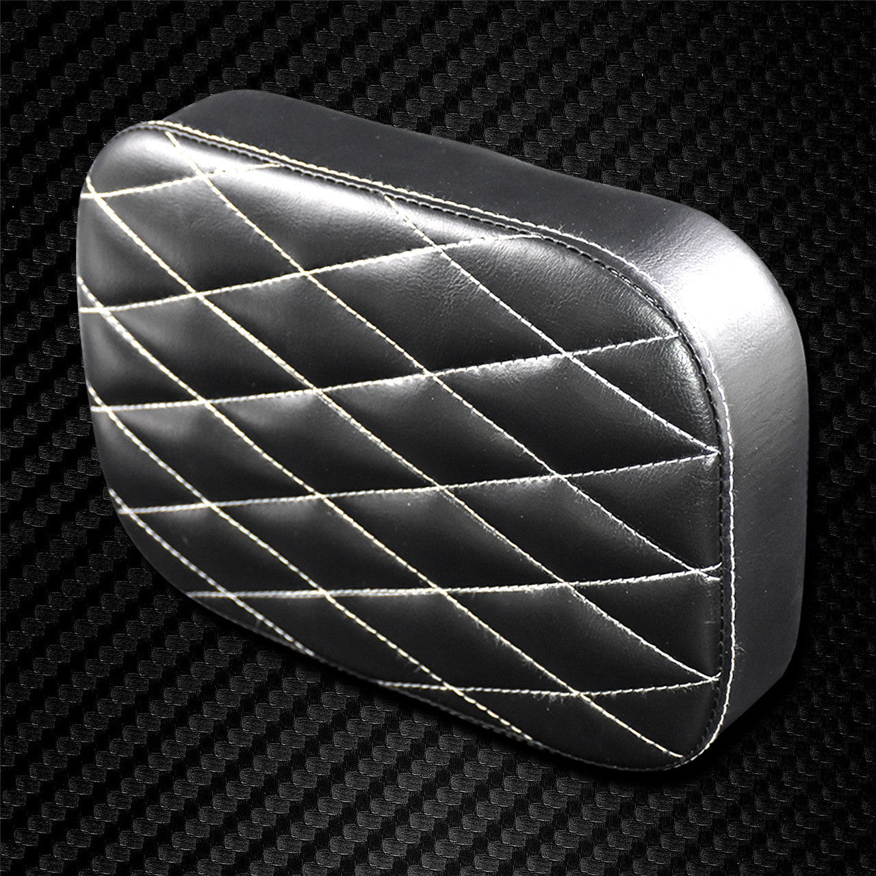8 Suction Cups Diamond Rear Passenger for Seat Pad Fit for Harley Cruiser Chopper