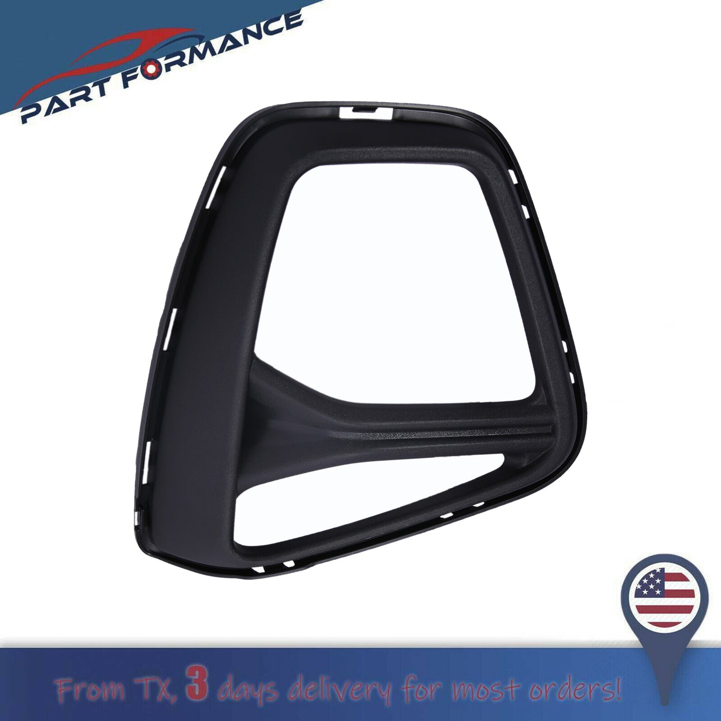 Fog light bezel light trim cover for front passenger side, suitable for 2019-2022 for Chevrolet blazers.