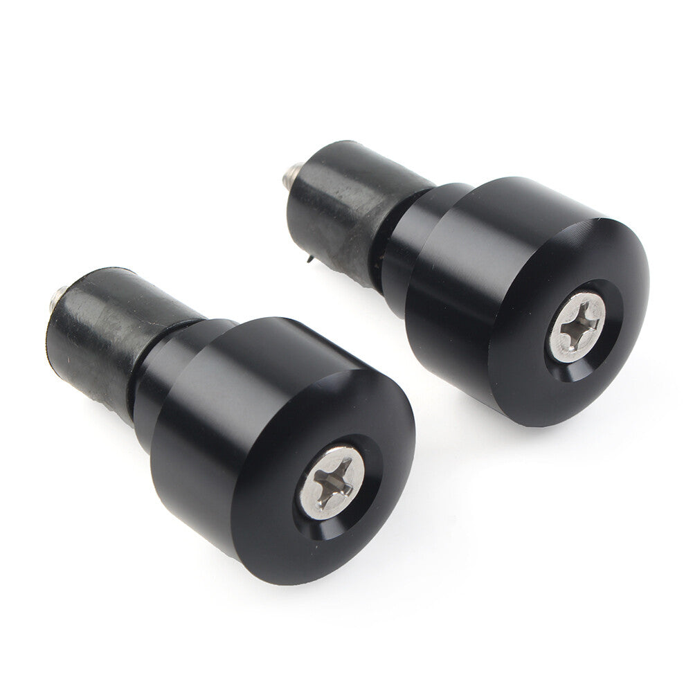 Handlebar Grips Bar End Slider Cap Motorcycle for HONDA CBR600RR Black ne