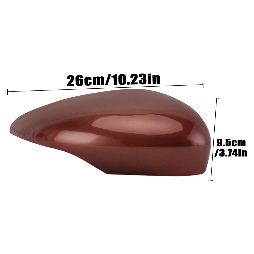 2¡Á for Ford Fiesta MK7 2009-2017 Aussenspiegel Spiegelkappe Abdeckung Orange