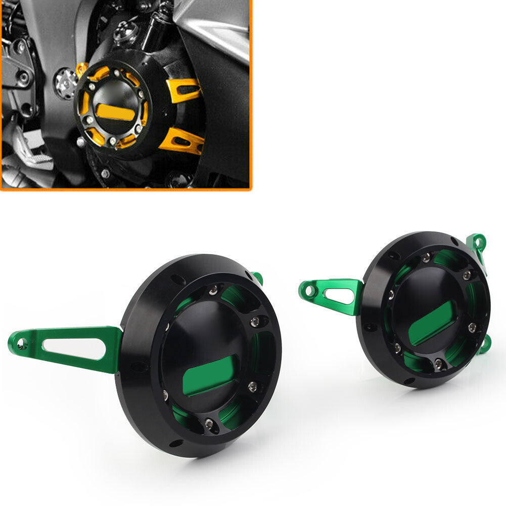 Green Engine Stator Slider Cover Guard Protector for KAWASAKI Z1000/SX 2010-17