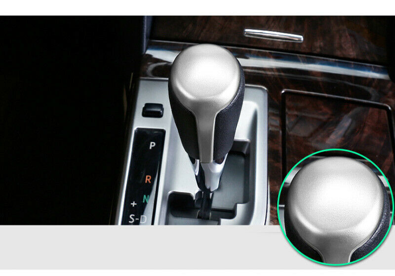 Fit for Toyota for Camry 2012-2017 Matte Silver Head Console Gear Shift Knob Trim