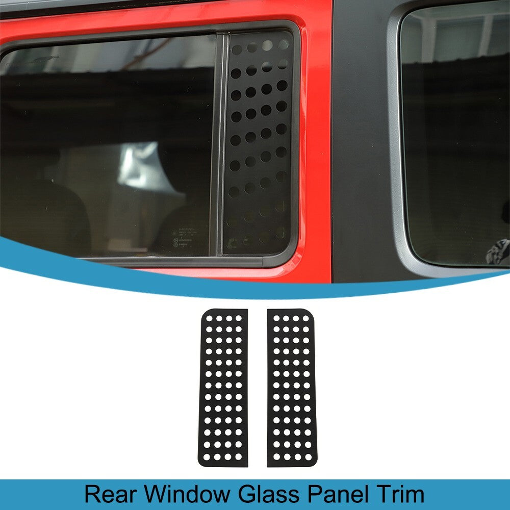 PVC Rear Door Window Glass Sticker Decal for Jeep for Wrangler JK 2007-2017 4-Doors