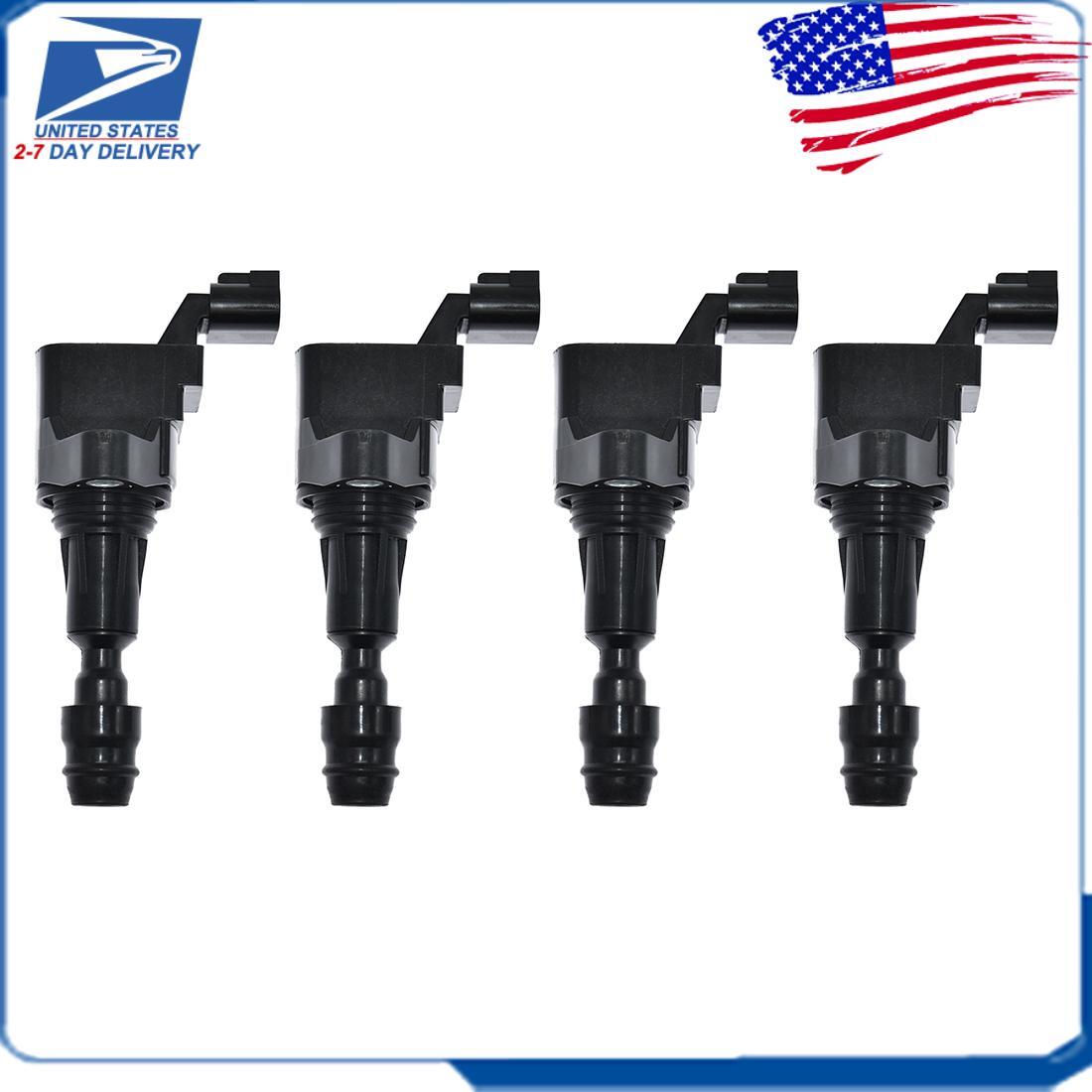 4x Ignition Coil for Buick Regal for Chevrolet Malibu for GMC for Pontiac 2.0 2.4L 12578224
