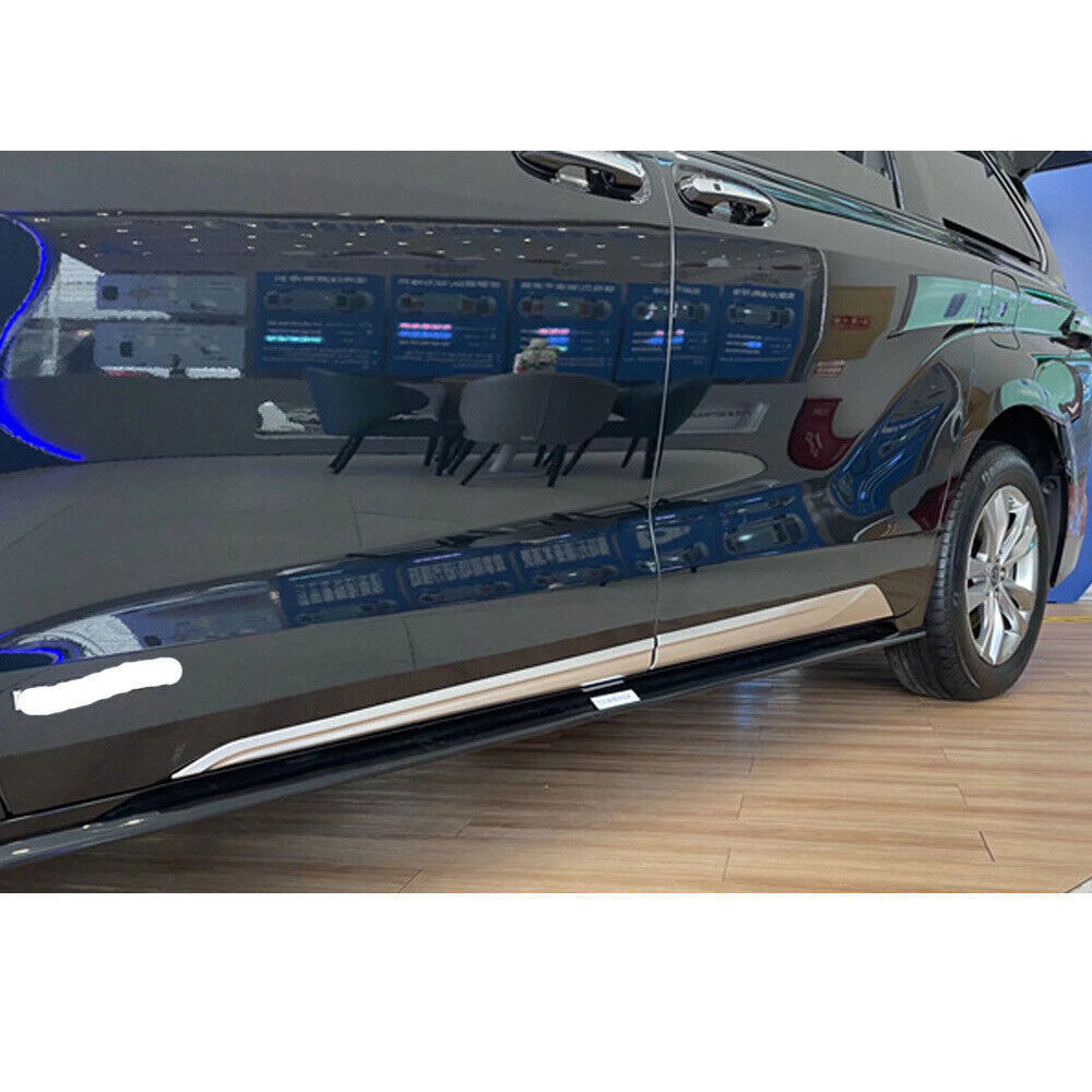 Chrome Door Side Body Molding Trim Covers Decor ABS for Toyota for Sienna 2021-2023