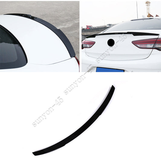for Buick Regal 2018-2020 Glossy Black Rear Door Trunk Spoiler Tail Wing Cover