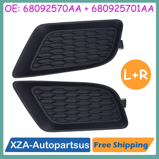 New Fog Light Covers Set For 2011-2014 for Dodge for Charger Driver and Passenger Side