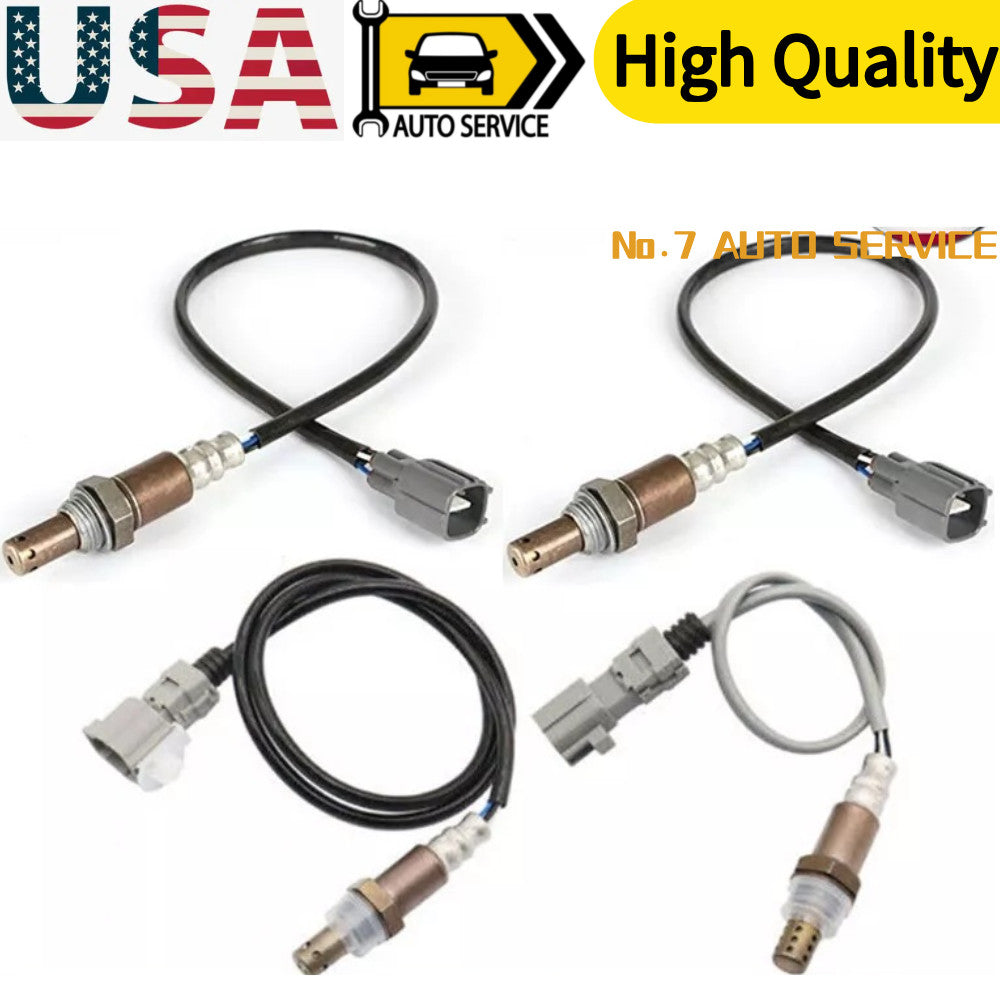 4PCS Up Downstream Oxygen O2 Sensor for Toyota Highlander 3.3L Gas 2004-2007