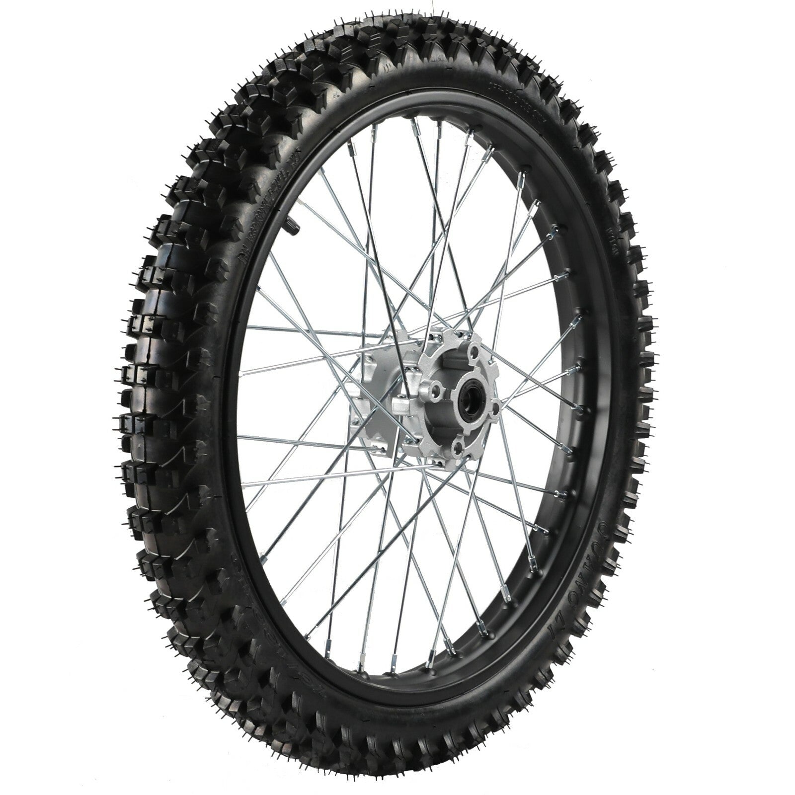 Front 70/100-19, Rear 90/100-16, Tires and Rim Dirt Pit, Bicycle Razor Off-Road 150cc 200