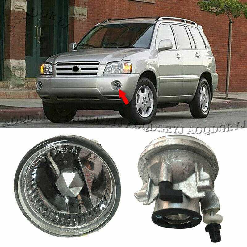 2p Front Bumper Light Fog Lamp Repair Kit for Toyota Highlander KLUGER 2004-2006