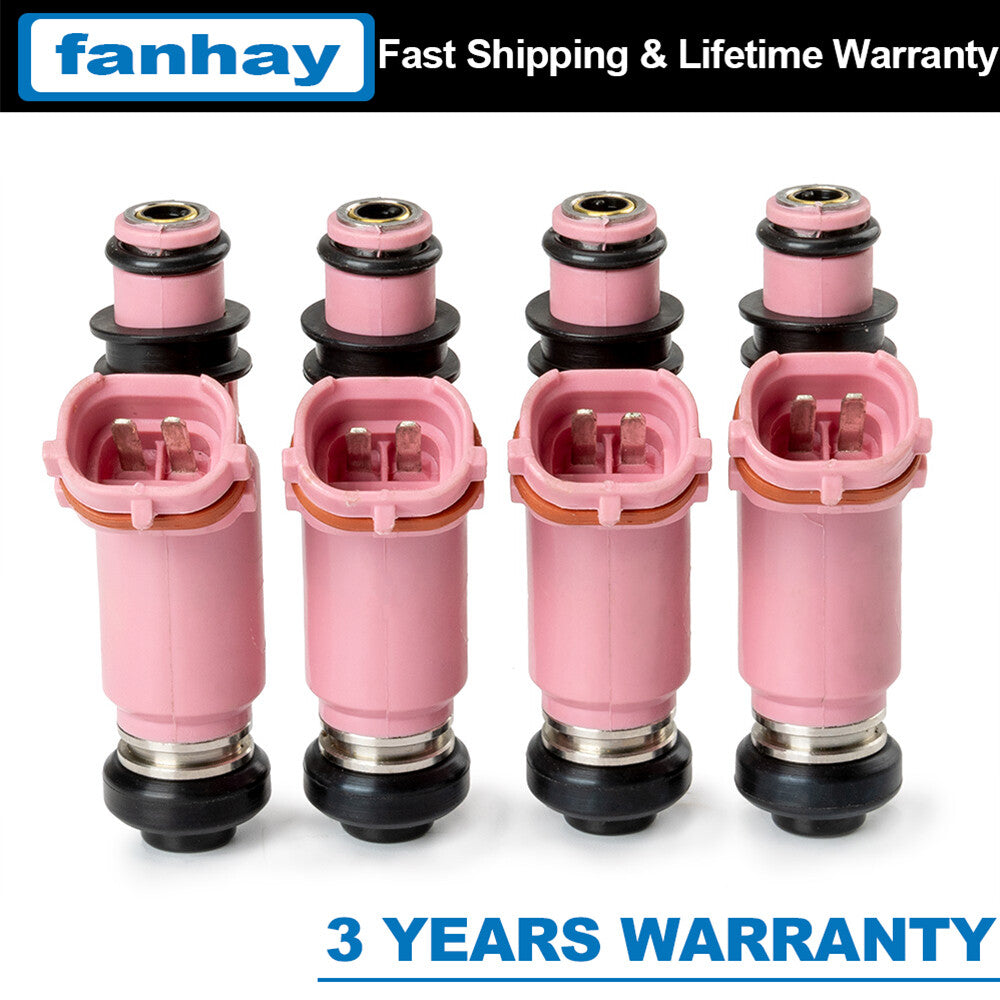 4Pcs for Subaru STI WRX Forester New Pink 565cc Fuel Injectors 16611AA370