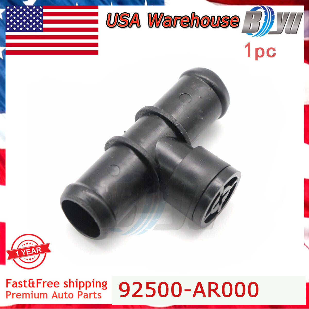 New HEATER HOSE CONNECTOR Fits for 92500-AR000 for NISSAN for INFINITI M35 M45 350Z FX35
