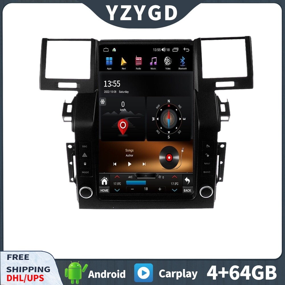 for Land Rover for Range Rover Sport 2005-2009 Car Radio Carplay Screen 2 Din Stereo