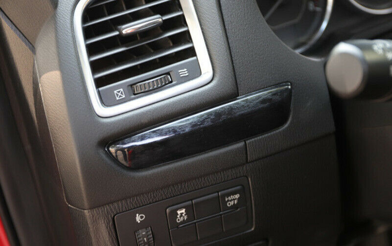 for Mazda 6 Atenza 2014-2016 Wood Grain Inner Dashboard LR Air Outlet Vent Trim